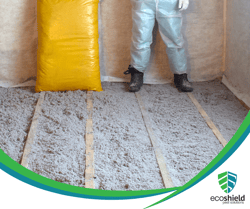 Cellulose Insulation Application in Attic